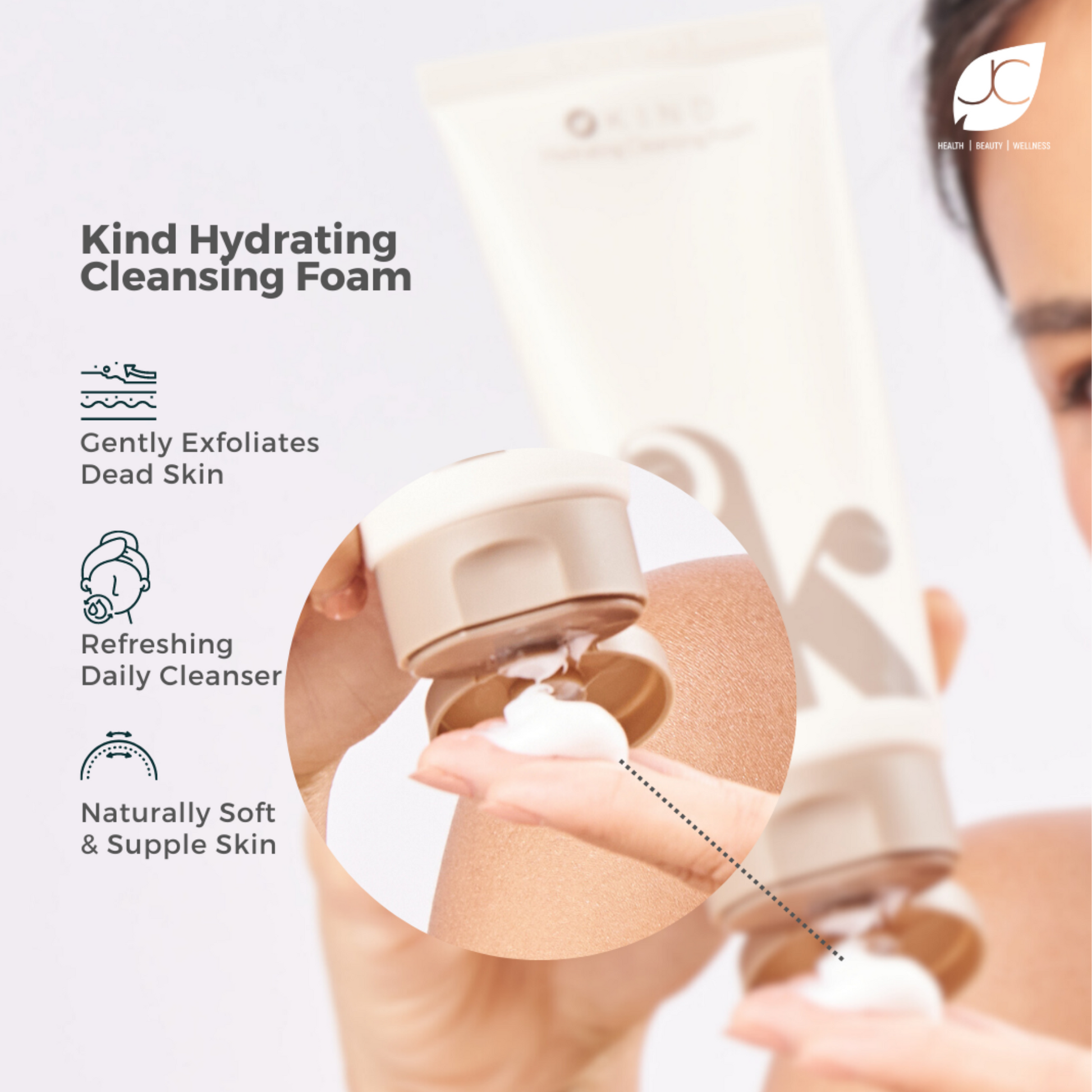 Kind Hydrating Cleansing Foam: Deep Cleanse & Moisturize Your Skin